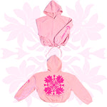 Load image into Gallery viewer, Pink Naupaka Crop Hoodie
