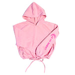 Load image into Gallery viewer, Pink Naupaka Crop Hoodie
