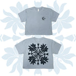 Load image into Gallery viewer, Naupaka Crop Tee - Blue
