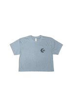 Load image into Gallery viewer, Naupaka Crop Tee - Blue
